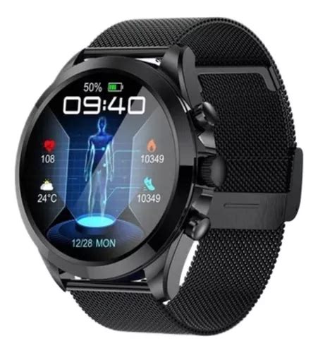 Reloj Inteligente Para Hombre Ecg Ppg Glucemia Llamada Cuotas