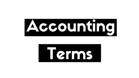 Accounting Terminology Hindi 12th Youtube