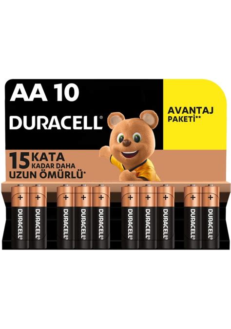 Duracell Basic AA Kalem Pil 10 lu Fiyatları ve Özellikleri