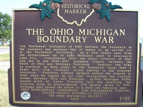 The Toledo War Between Michigan And Ohio With Images Ohio History Ohio Toledo