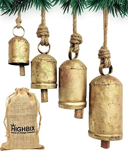 Amazon Vintage Rustic Lucky Tin Metal Cow Bells Handmade Set Of