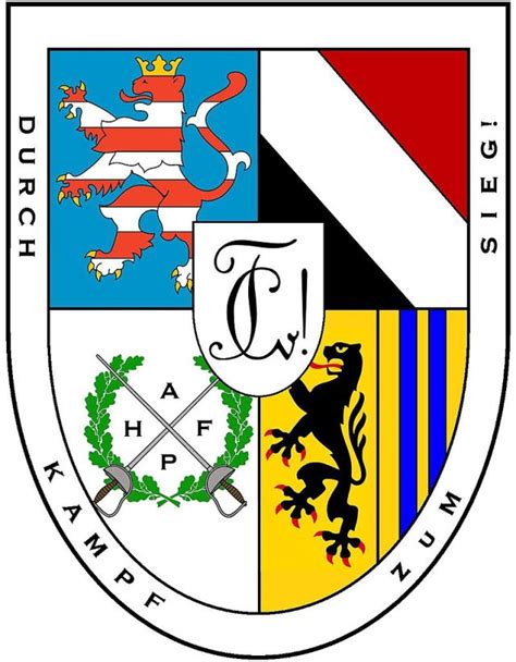 Wappen Von Corps Thuringia Zu Leipzig Coat Of Arms Crest Of Corps