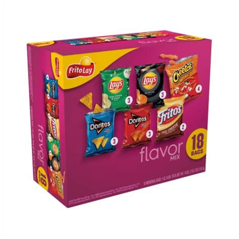 Frito Lay® Flavor Mix Chips Variety Pack 18 Ct 1 Oz Fred Meyer