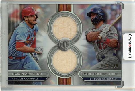 Mint Topps Tribute Nolan Arenado Paul Goldschmidt