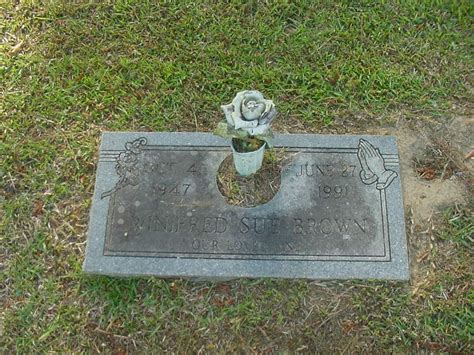 Winifred Sue Braswell Brown 1947 1991 Find A Grave Memorial