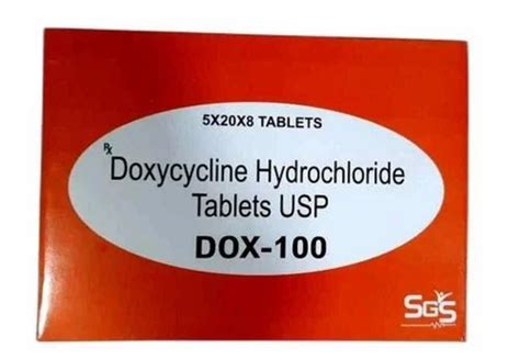 Doxycycline Hydrochloride Tablets 100mg At Rs 60 Stripe In Nagpur Id 2851279260755