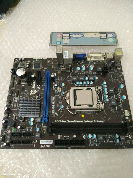 Jual Motherboard PC Merk MSI H61M P25 B3 Socket 1155 Paket Prosesor