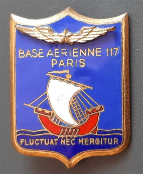 Insigne Mail Arm E De L Air Base A Rienne Paris Original