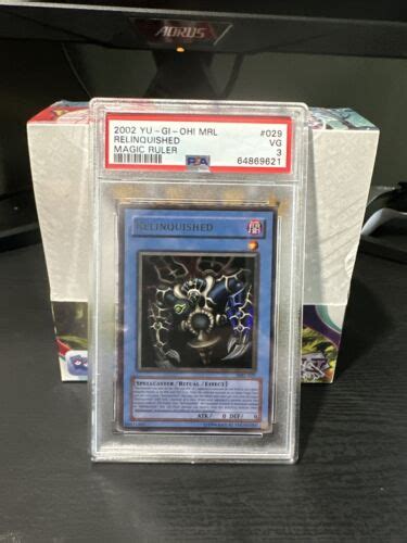 Yu Gi Oh Tcg Relinquished Magic Ruler Mrl 029 Unlimited Ultra Rare For Sale Online Ebay