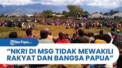 Dukung Ulmwp For Msg Di Wamena Nkri Tidak Mewakili Bangsa Papua