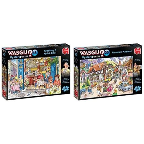 Jumbo Wasgij Mystery 18 Grabbing A Quick Bite Jigsaw Puzzles For