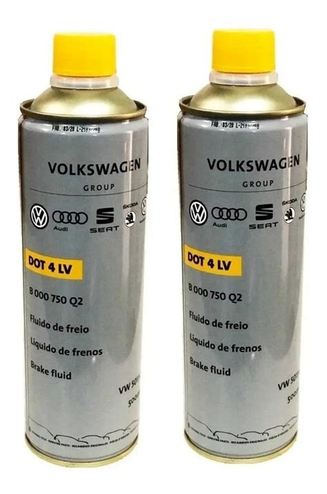 Kit 2 Fluidos De Freio Dot 4 De 500ml Original Vw B000750q2