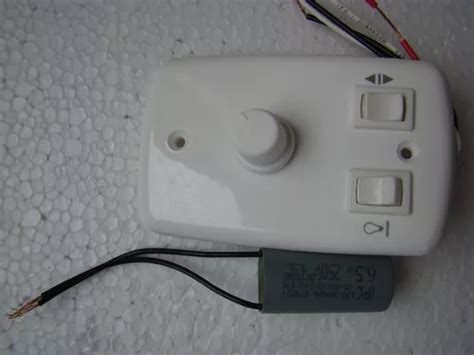 Chave Controle Parede Capacitor Ventilador Teto Arge 127v