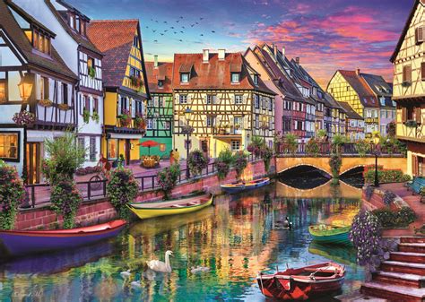 Puzzle Colmar France Pieces Puzzlemania Fr