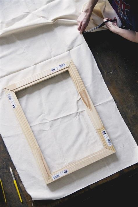 Make How To Stretch Your Own Canvas For Your Next Painting Diy