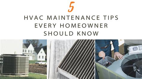 5 Hvac Maintenance Tips Every Homeowner Should Know Horizons East