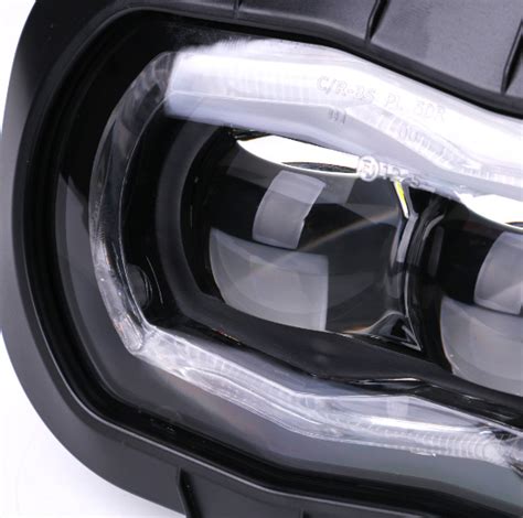 LED Headlight Assembly With Angel Eye DRL For BMW F800GS F650GS F700GS