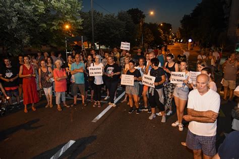 Protest Pravda Za Ninu I Ve Eras Na Petrovaradinu Blokiran Saobra Aj