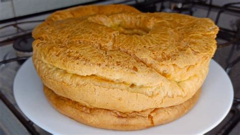 BOLO DE GOMA DO PIAUÍ APENAS 3 INGREDIENTES IDEAL PARA O CAFÉ DA