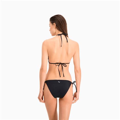 Puma Swim Women Side Tie Bikini Bottom Black