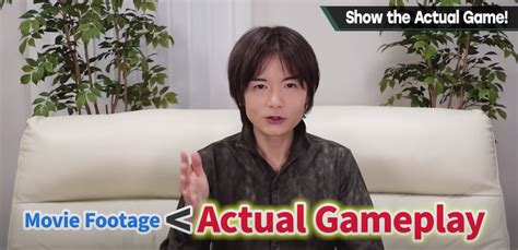 Super Smash Bros Creator Masahiro Sakurai S Show The Actual Game Quote Got Taken Out Of