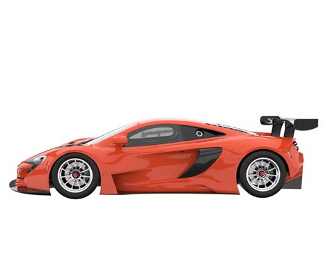 Race car isolated on transparent background. 3d rendering - illustration 19611196 PNG