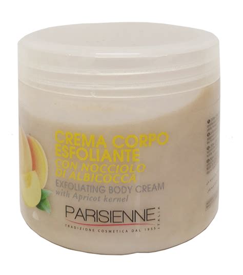 Parisienne CREMA CORPO ESFOLIANTE Con Nocciolo Di Albicocca 500ml