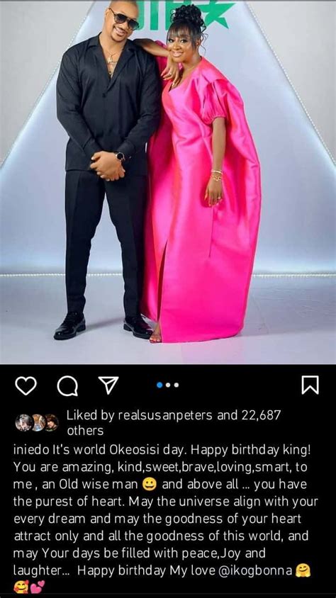 Ini Edo Sparks Dating Rumour Amid Birthday Message To Ik Ogbonna