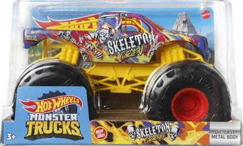 Машинка Hot Wheels Монстр Трак Skeleton Crew GTJ купить на OZON по низкой цене
