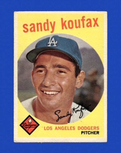 Topps Set Break Sandy Koufax Vg Vgex Gmcards Ebay