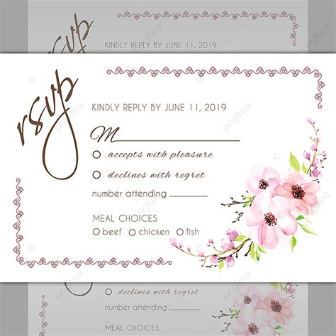 Wedding Rsvp Template Free Download - Printable Templates