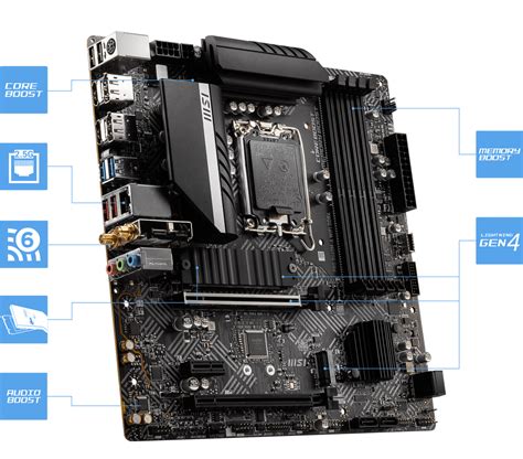 Pro B M A Wifi Ddr Motherboard M Atx Intel Th Gen Processors