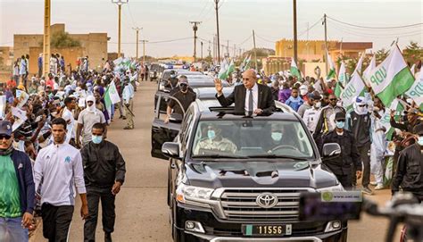 Arriv E Du Pr Sident De La R Publique S Libaby Agence Mauritanienne