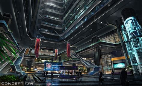 Final Fantasy VII Remake ‘Shinra Building’ concept artwork - Gematsu