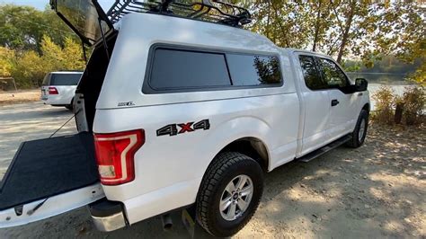 Lifted Ford F With Camper Shell