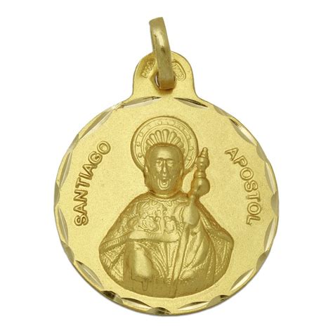 MEDALLA SANTIAGO APOSTOL ORO 21 MM Oro Macizo