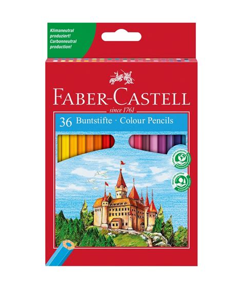 Kredki Faber Castell O Wkowe Do Rysowania Kolor W Zamek Eko