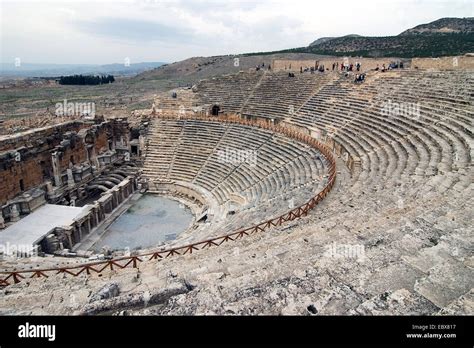 Pamukkale roman theatre ruins hi-res stock photography and images - Alamy