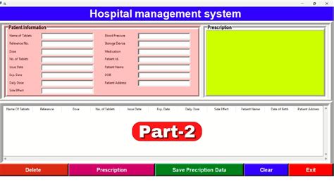 Part 2 Hospital Management System Project In Python With MySql