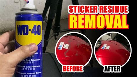 How To Remove Sticker Residue Tagalog Version Youtube