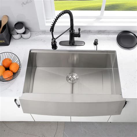 Buy 33 Inch Stainless Steel Farmhouse Sink Workstation Bokaiya 33x22