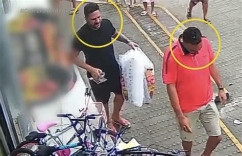 Dupla é flagrada furtando caixa de som em loja no centro de João Pessoa