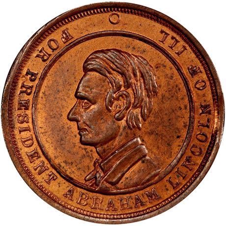 Civilwartokens 67 506 511 A R8 PCGS MS64 RB Lincoln Wealth Of