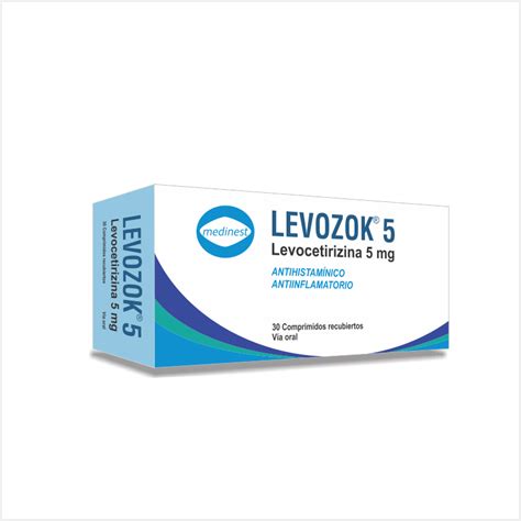 Levozok 5 Mg Caja X 30 Comp Rec Farmatotal