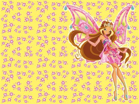 Flora Enchantix The Winx Club Fairies Wallpaper 36931635 Fanpop