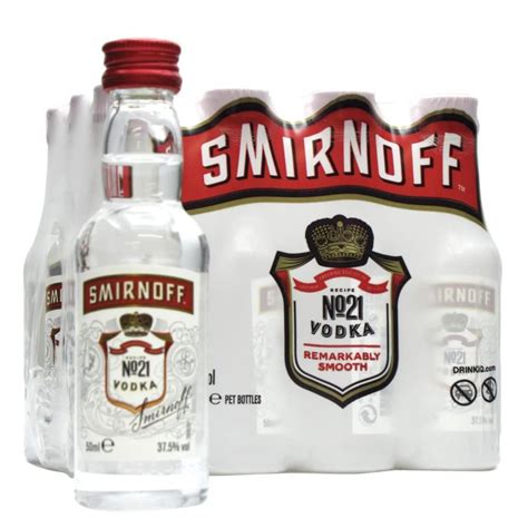 Miniatura Vodka Smirnoff Cl Pack Botellitas