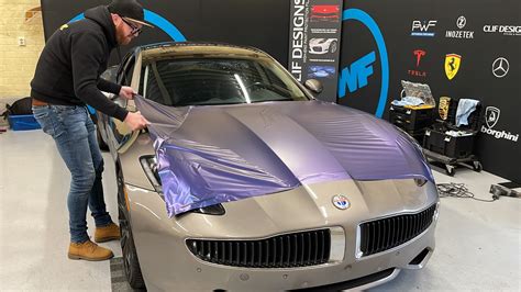 Carwrap Project Fisker Karma Carwrap The Wrapfactory