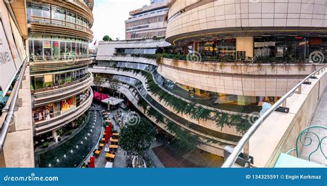 Modern Architectural Detail From Kanyon Mall In Istanbul Editorial