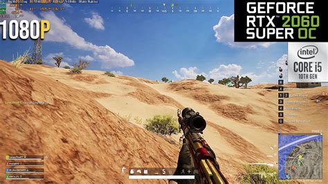 PUBG PC INTENSE BATTLE ROYALE RTX 2060 SUPER I5 10400 HIGH