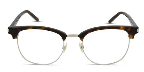 Saint Laurent Sl 104 Tortoisesilver Prescription Eyeglasses